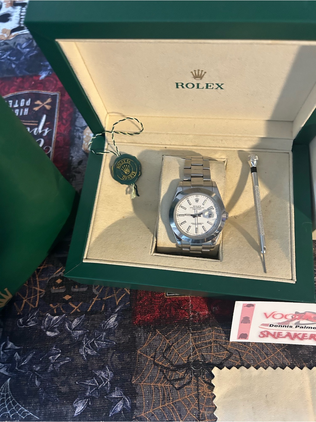 Rolex Mens Stainless Steel Watch  Silver Dial And Bracelet